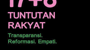17+8 Tuntutan Rakyat Indonesia: Terobosan atau Titik Balik Demokrasi?