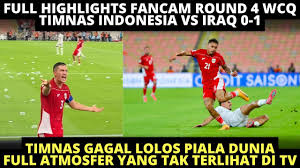 “Timnas Indonesia Tersingkir 0-1 dari Irak: Akhir Mimpi Piala Dunia 2026”